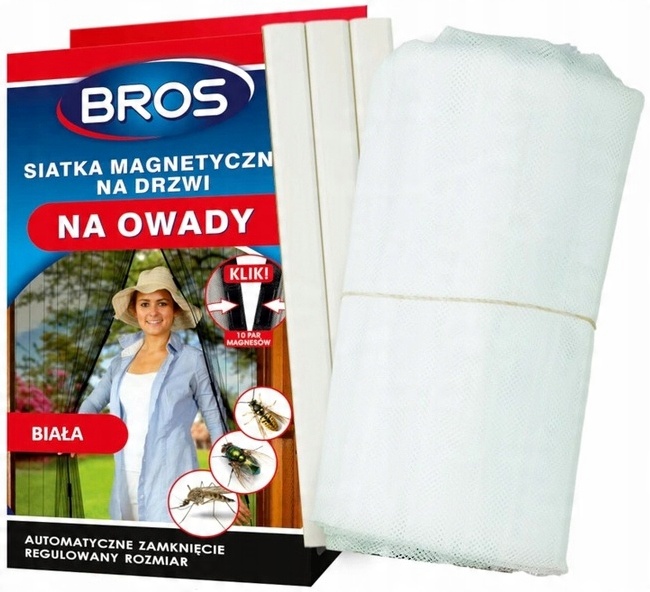 

Siatka Magnetyczna Na Drzwi Na Owady Bros 100x220