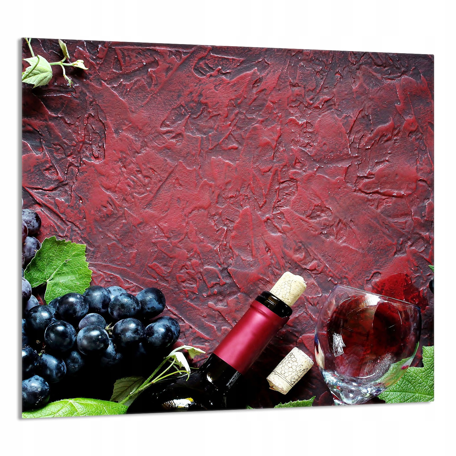 Skleněný Panel Do Kuchyně 65x60 Víno Tvrzené Sklo
