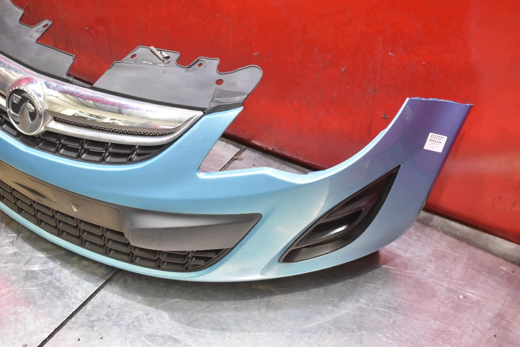 bumper front front blue OPEL CORSA D LIFT 10-20