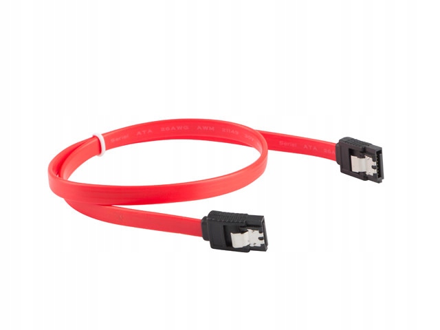 

Kabel Sata Data 3GB/S F/f 50CM Zatrzask Czerwony