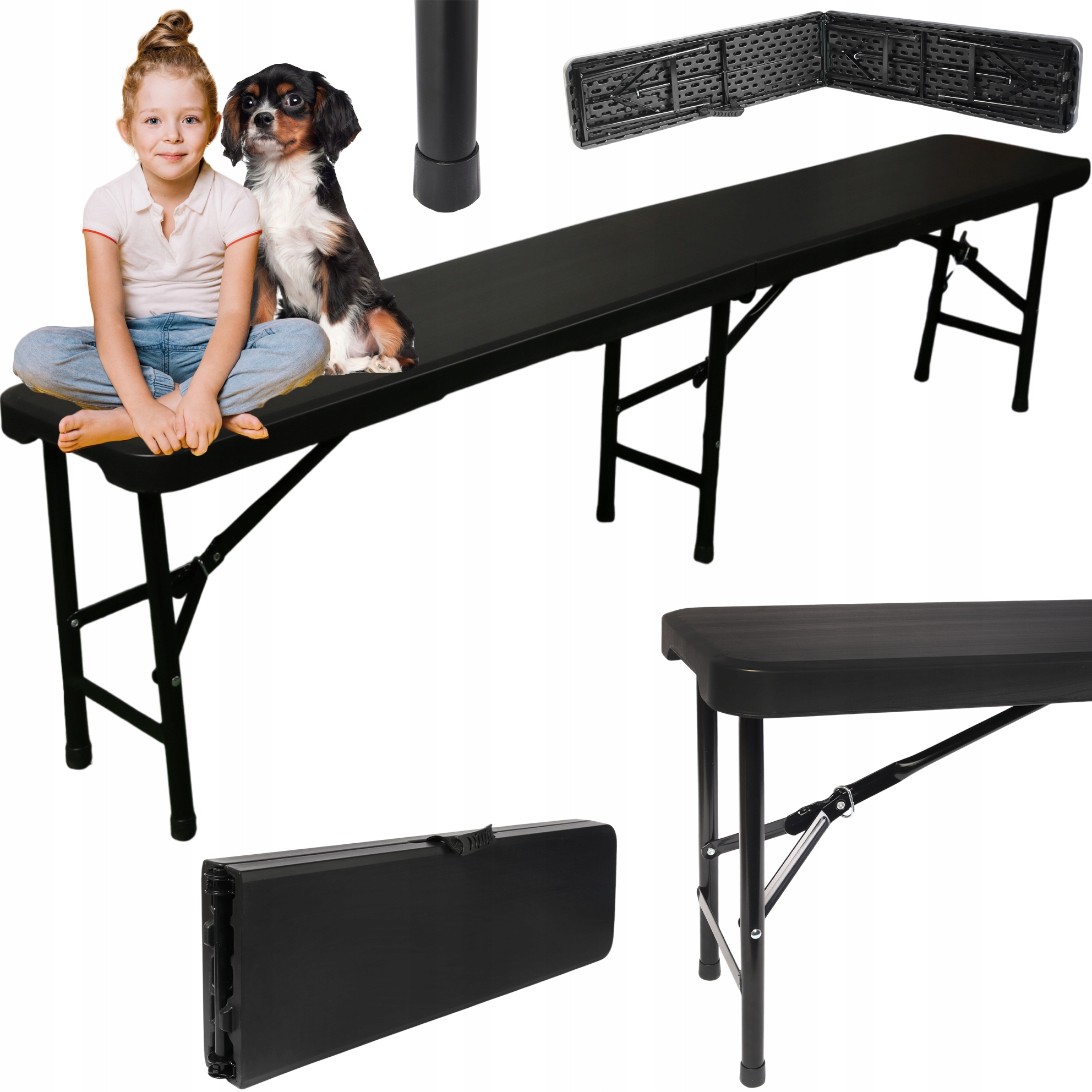 Lavička Cateringová skládací rozkládací Zahradní kufr Banketová Zahrada 180