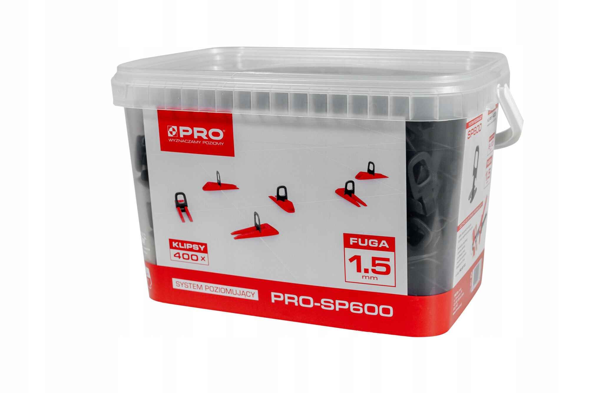 

Pro Szybki System Poziomowania Płytek 400 Klipsów