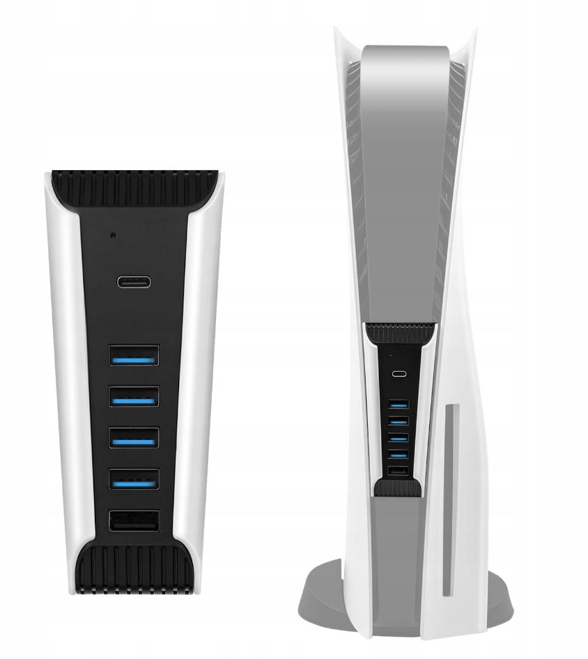 Víceportový rozbočovač Usb A Usb-c Hub pro konzoli PS5 Fat