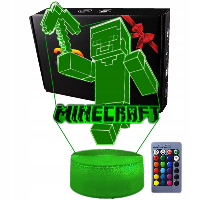 

Lampka 3D nocna led usb Minecraft Gra