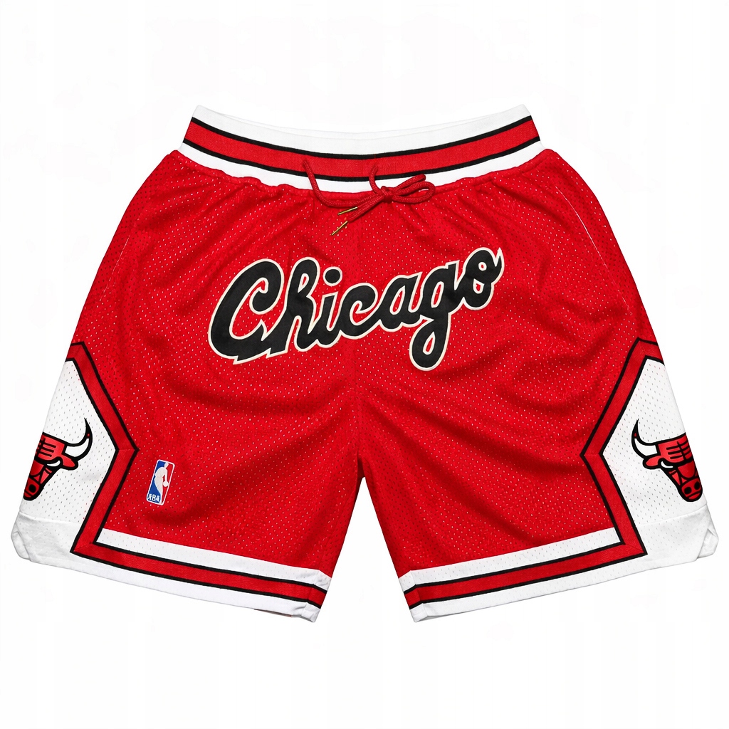Spodenki Koszykarskie Chicago Bulls Nba Czerwone S/m