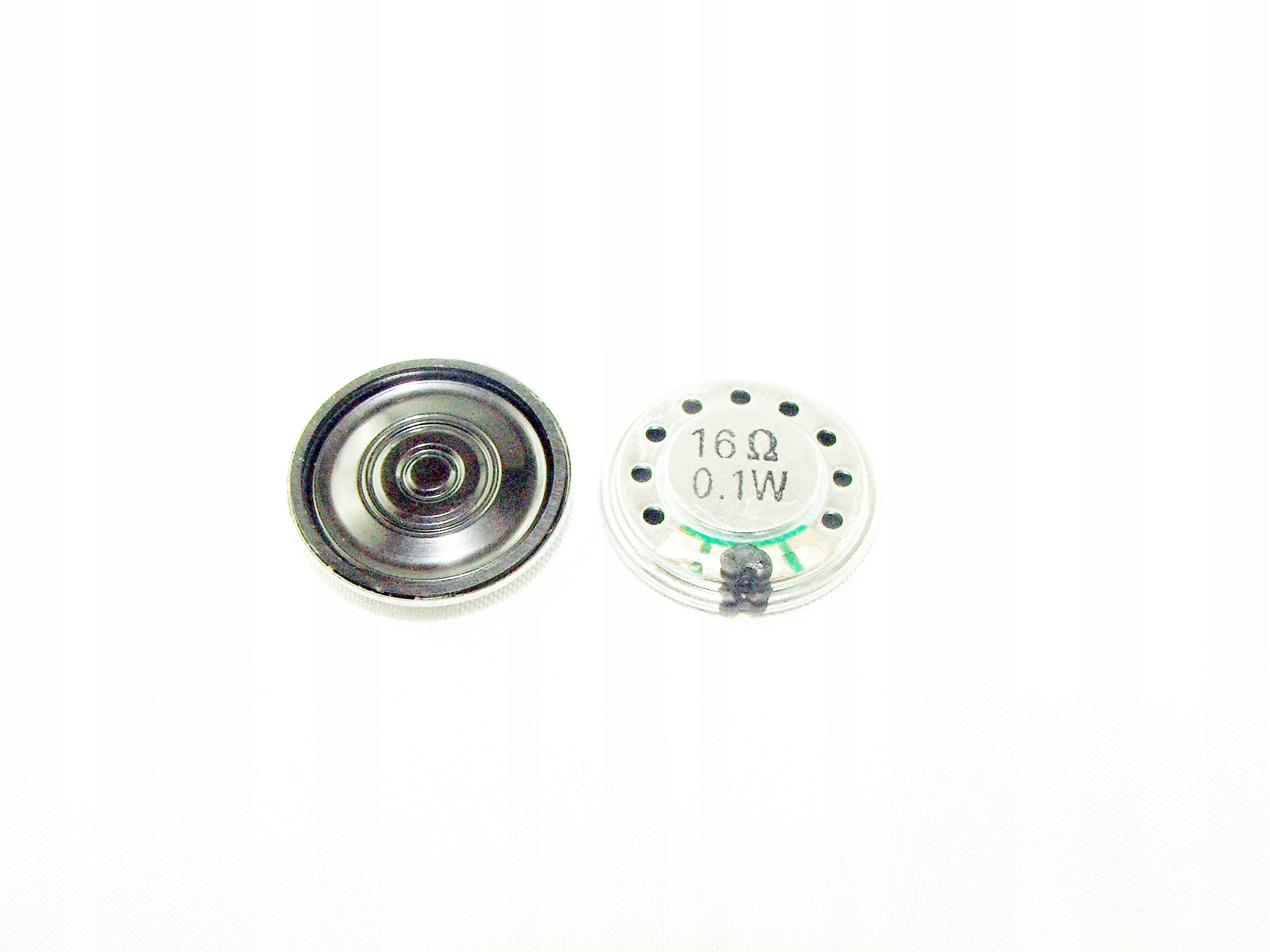 

Głośnik 0.1W 16 Ohm Membrana Plastikowa Niski