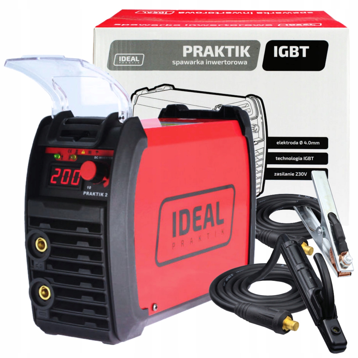 Spawarka Elektrodowa Elektrodówka Mma Inwerterowa Praktik 205 Digital Ideal