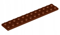 

Lego 2445 Płytka 2x12 brązowa Nowa (4g)