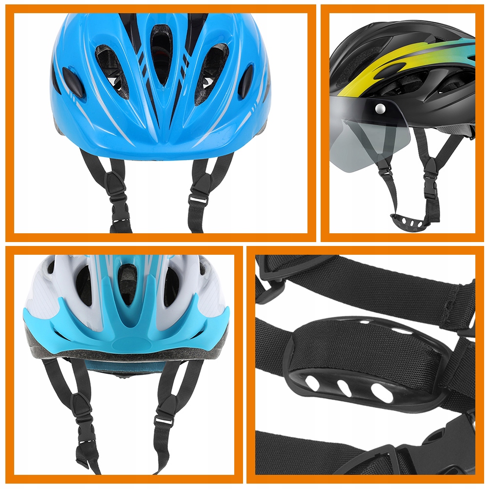 UNIWERSALNY KASK CZĘŚCI PASKA PODBRODNEGO KAPIEL HOKEJOWY Marka bez marki