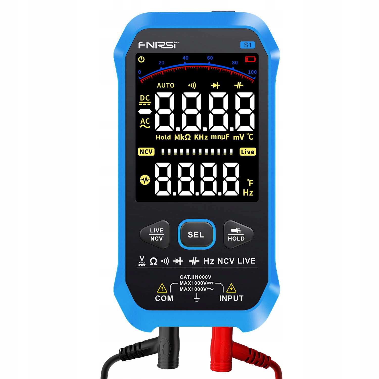 

FNIRSI-S1 multimetr cyfrowy typu smartfon