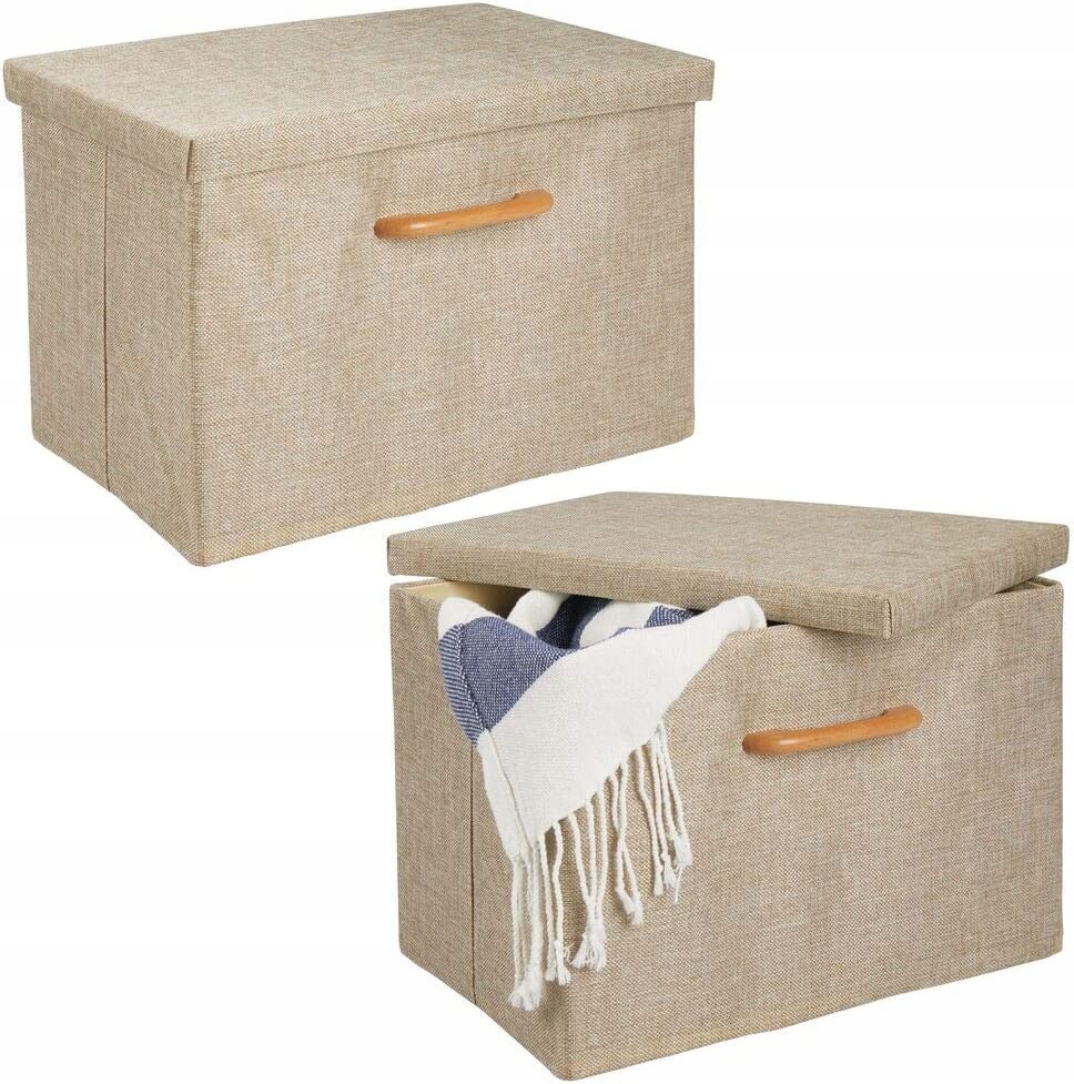 

Zestaw 2 pudełek do przechowywania mDesign