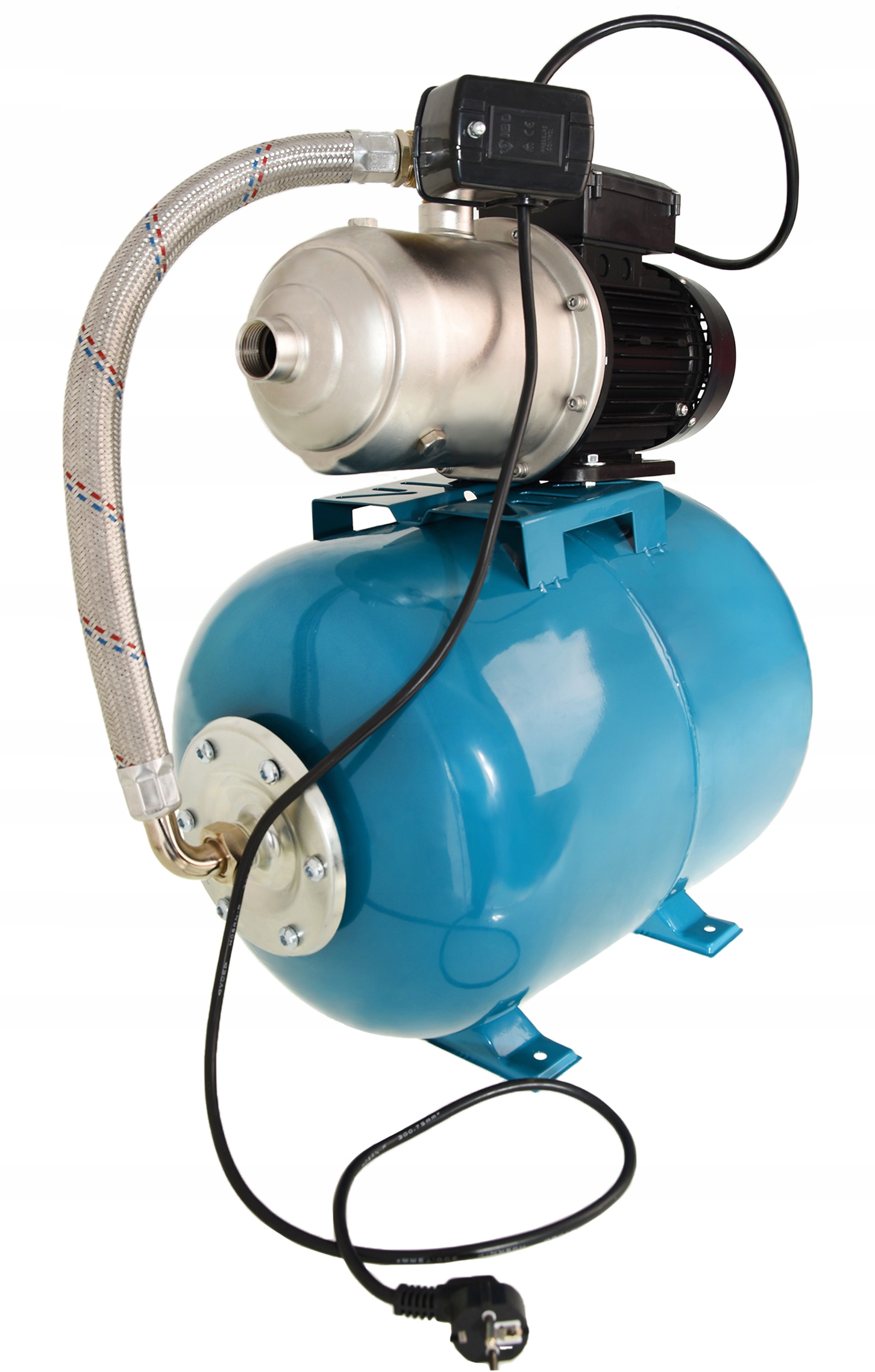 HYDROFOR 50L + POMPA HP 1500 INOX + WAŻ ZESTAW Maksymalna wydajność pompy 6600 l/h