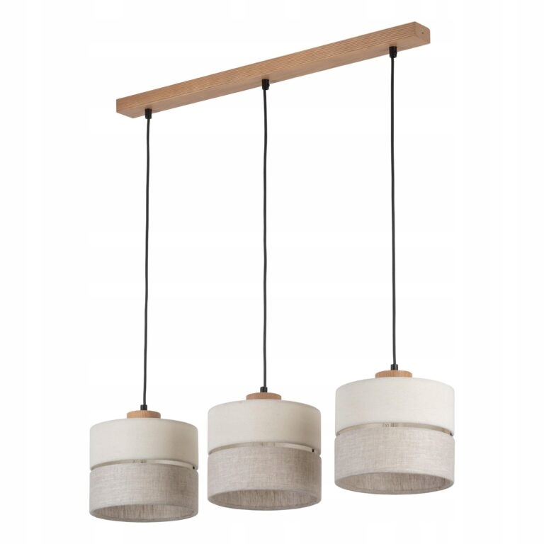 Závěsná lampa TK-Lighting Eco 3 světelné body E27