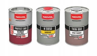 NOVOL PODKŁAD EPOKSYDOWY PROTECT 360 + ROZCIEŃCZAL