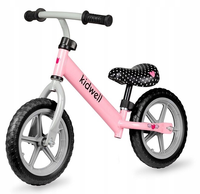 Rowerek biegowy Rebel 12 Różowy Pojazd Kidwell