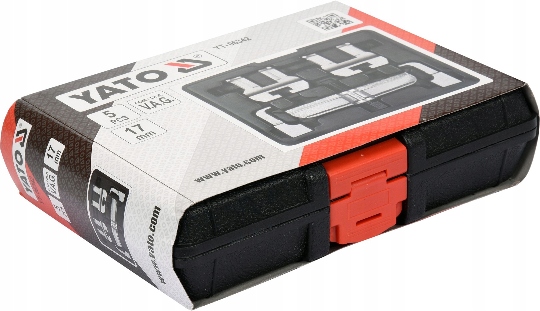 ZESTAW ŚCIĄGACZY DO KÓŁ ROZRZĄDU SAMOCHODÓW VAG YATO YT-06342 EAN (GTIN) 5906083046803