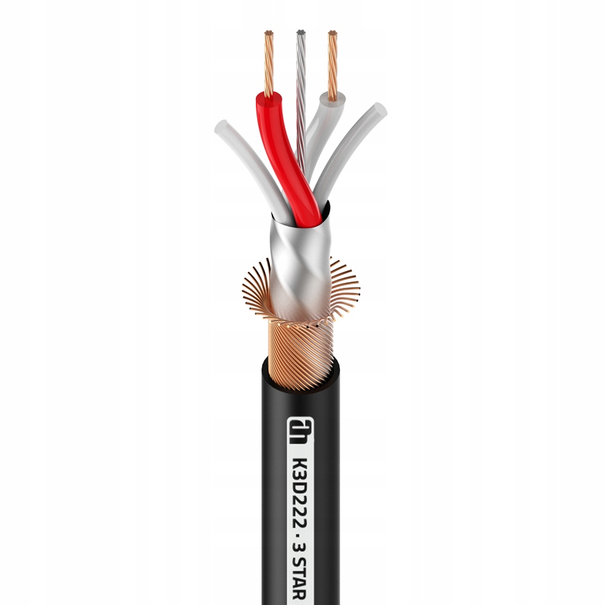 Adam Hall K3D222 3 STAR DMX 222 Kabel DMX, AES/EBU, 0,22 mm2 AWG24