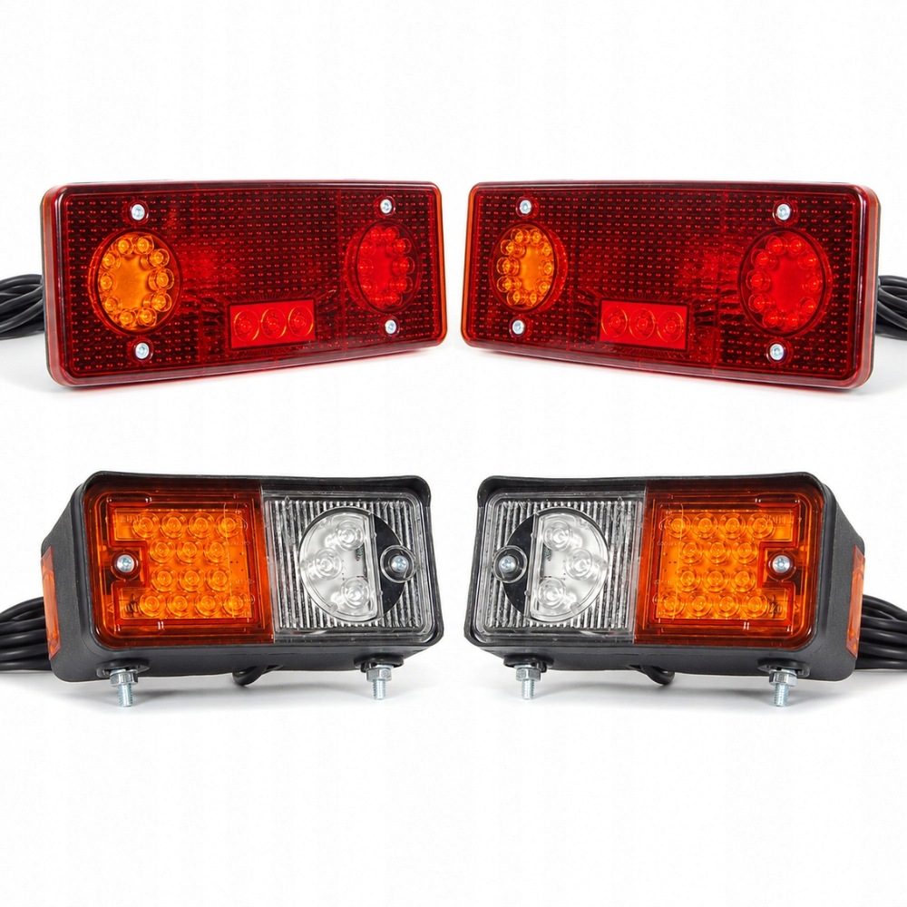 Kombinované Lampy Pro Ursus C360 C330, Přední A Zadní 12/24 V, Homologace, Sada