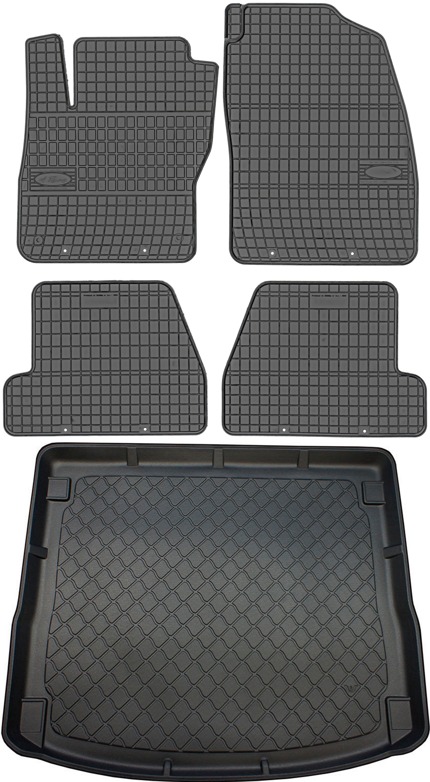 Ford Focus III Kombi 2011-2018 Koberce s rohožou
