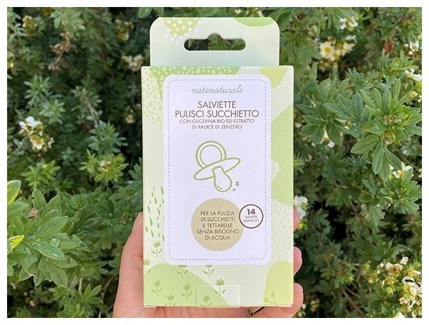 Natinaturali Jednorazowe Chusteczki Odkażające do Smoczka 0m+ 14 szt. Marka Natinaturali