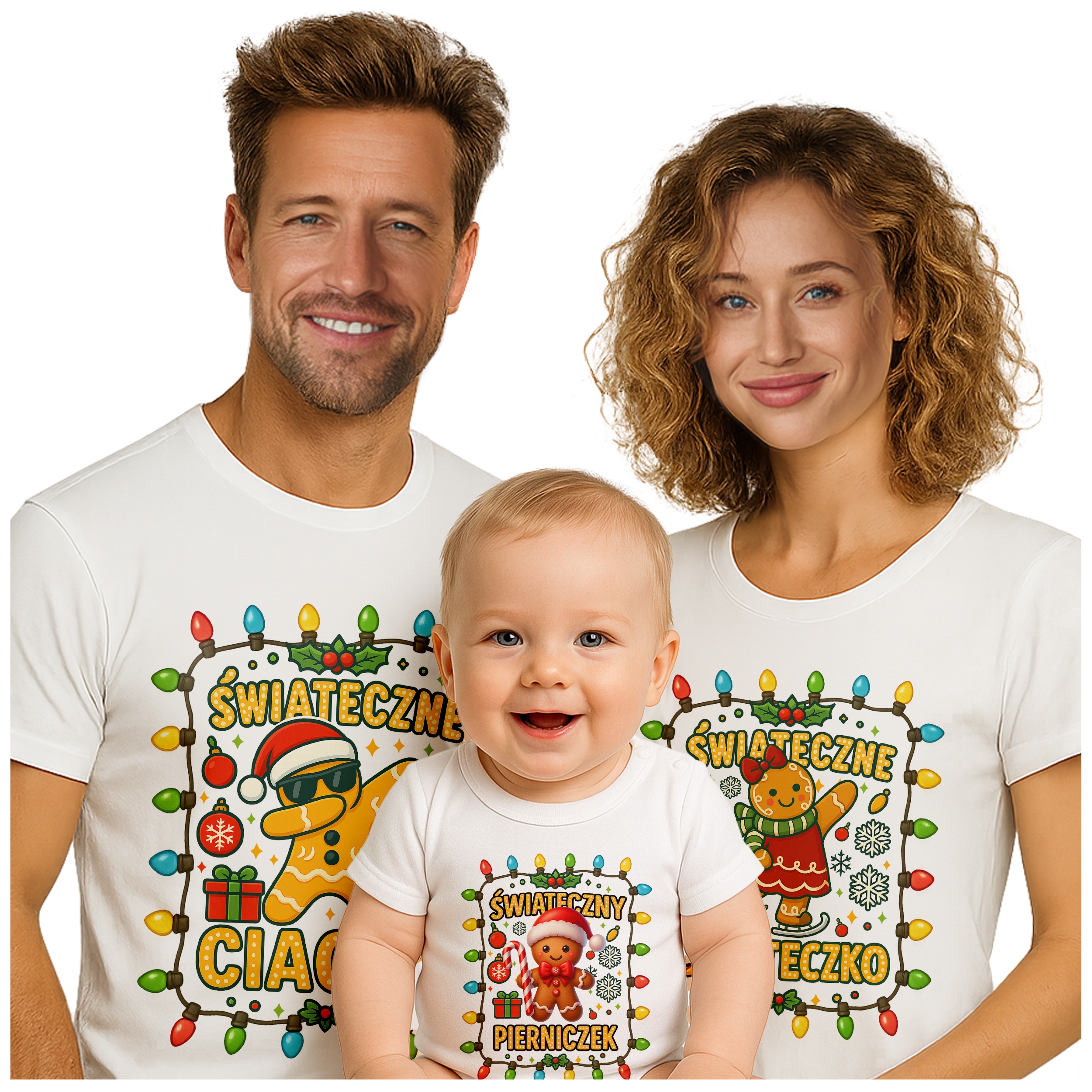 Vánoční Sada Pro Rodinu Trička Body Pro Mikuláše Pod Stromeček Dárek