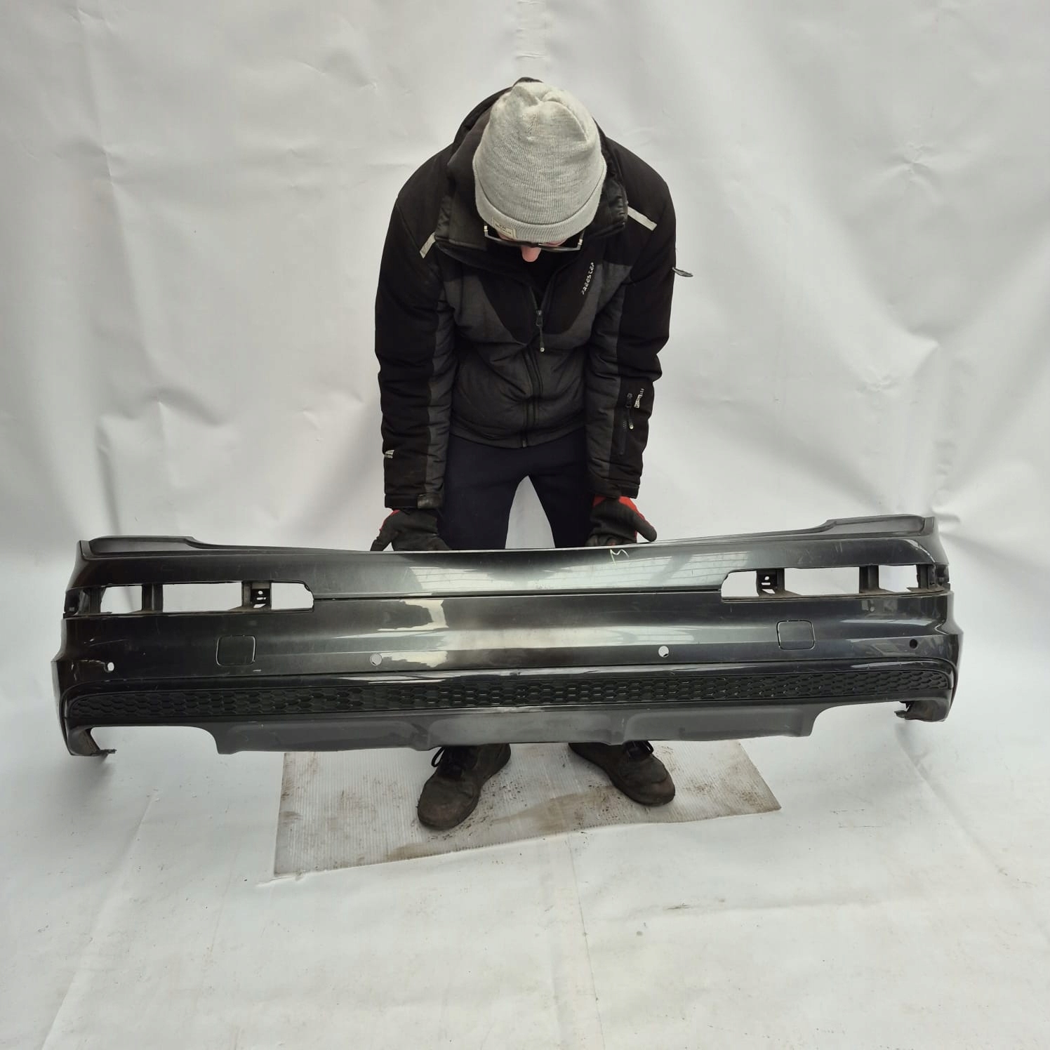 AUDI Q7 4M S-LINE bumper rear part rear