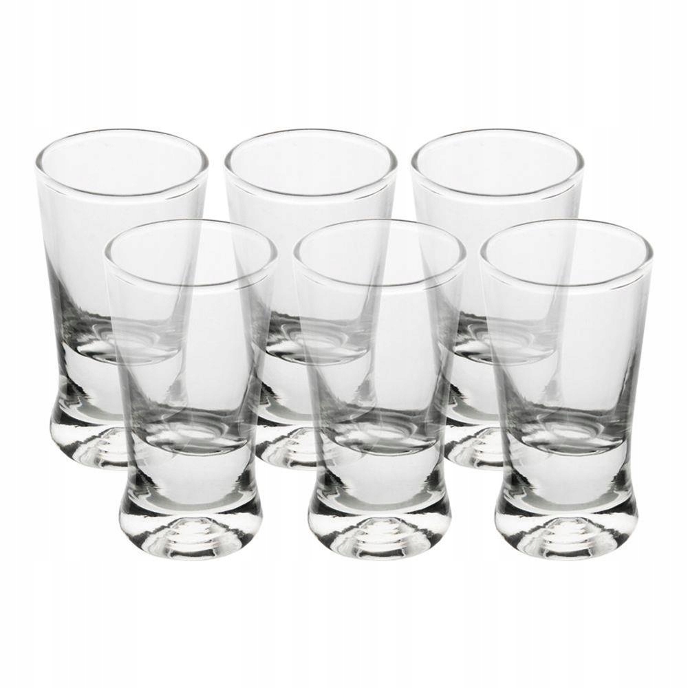 

Komplet 6 Kieliszków Do Wódki 25 ML Kieliszki