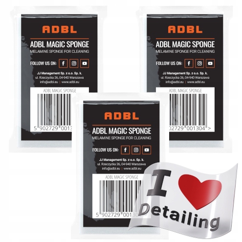 

Zestaw 3x Adbl Magiczna Gąbka Magic Sponge