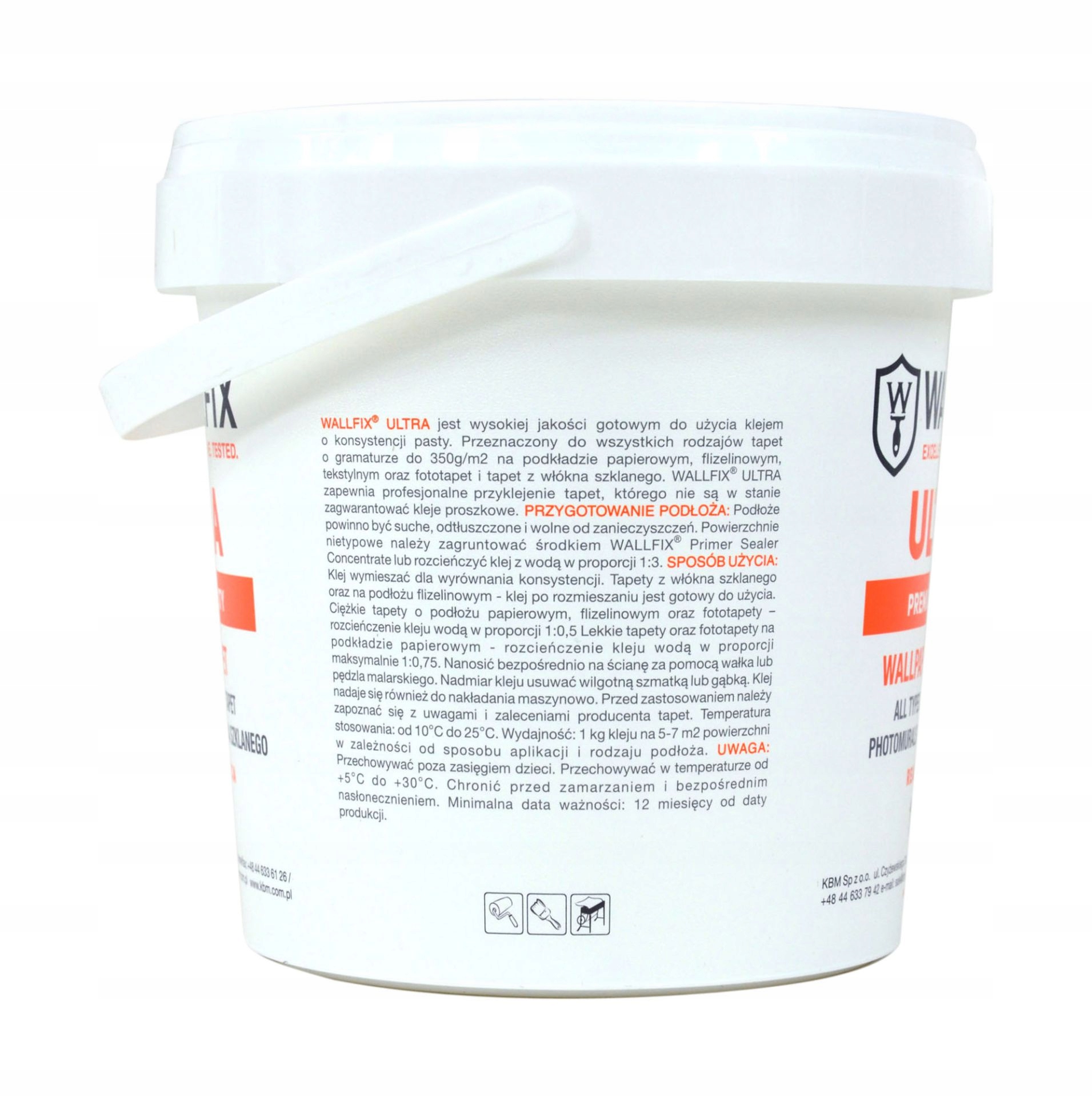 Klej do tapet WALLFIX ULTRA 1kg Typ klej do tapet