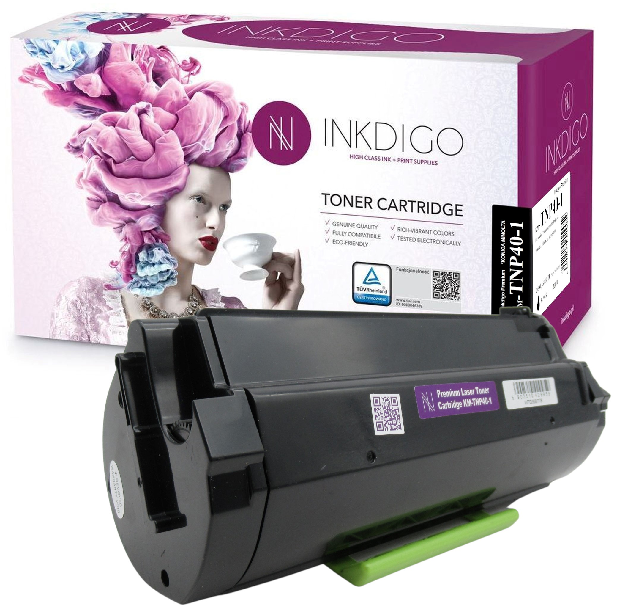 

Toner Inkdigo Tuv Do Minolta TNP-40 Bizhub 4020