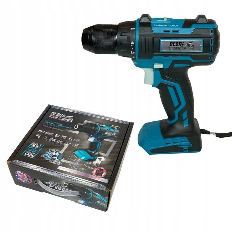 

Dedra DED7141 Wkrętarka bezszczotkowa 18V 13mm