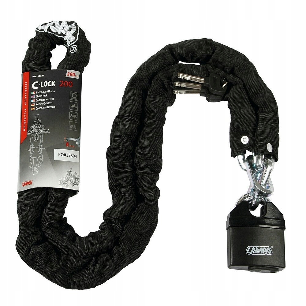 90631 C-Lock 200, reťaz z kalenej ocele – 200 cm ()