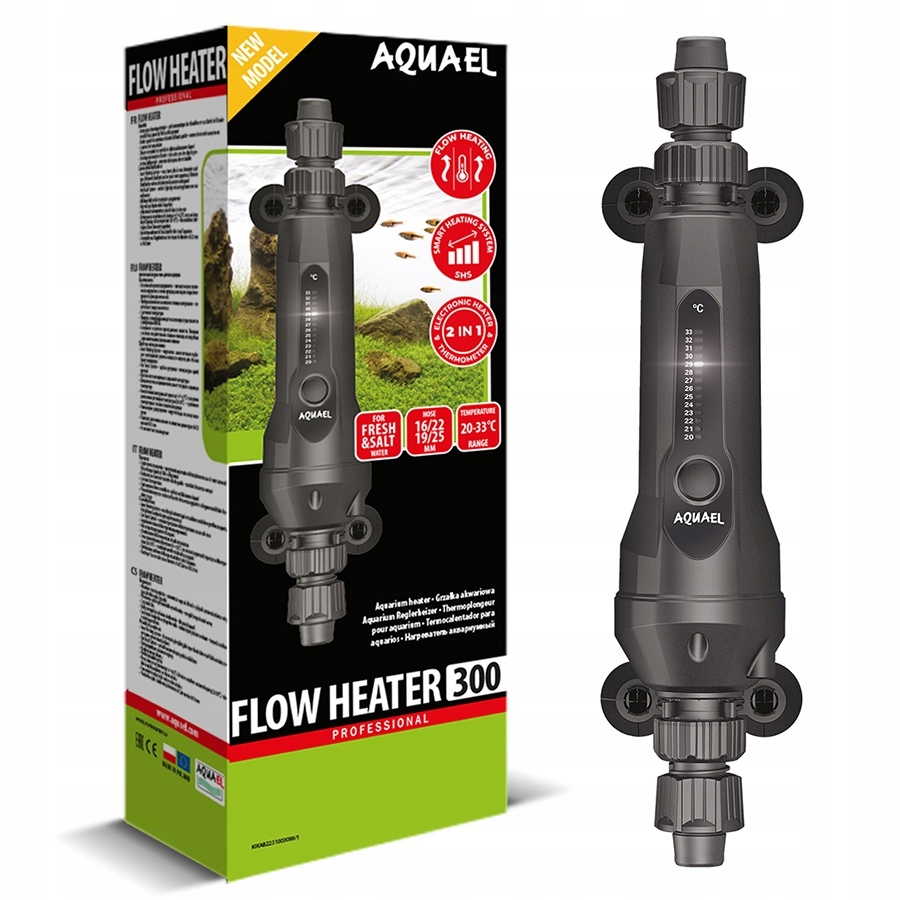 Levně Aquael Flow Heater 2.0 300W průtokový ohřívač
