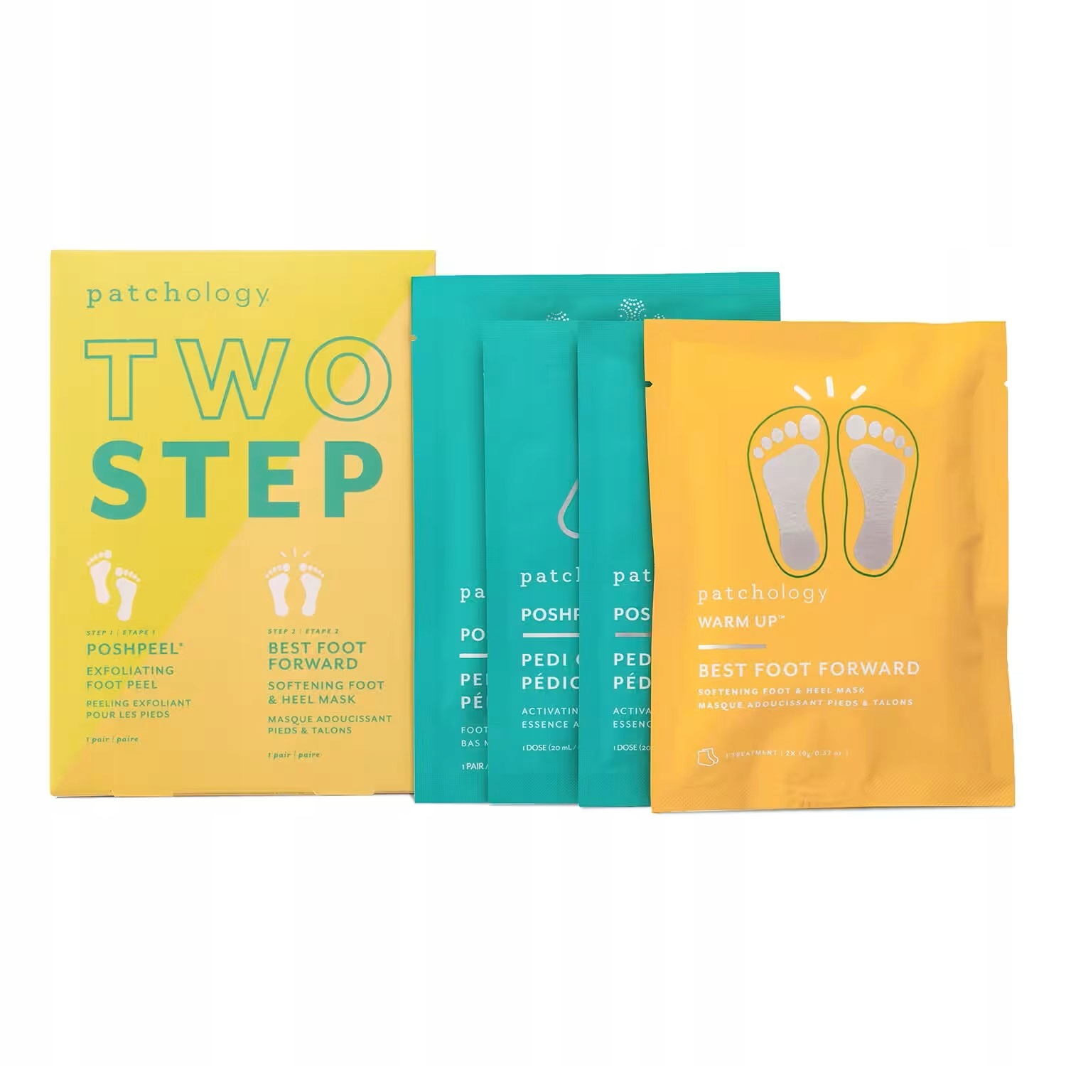 Patchologie Dvoustupňový set – péče o nohy