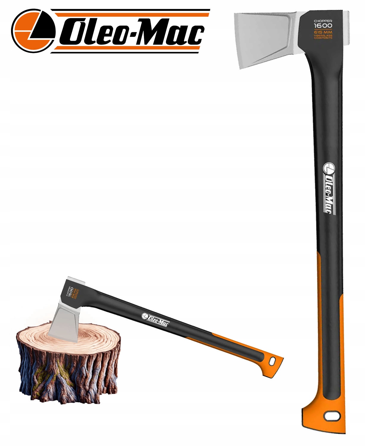 Univerzálna Štiepacia Sekera Na Štiepanie Dreva Oleo-mac 1600 1,6 Kg