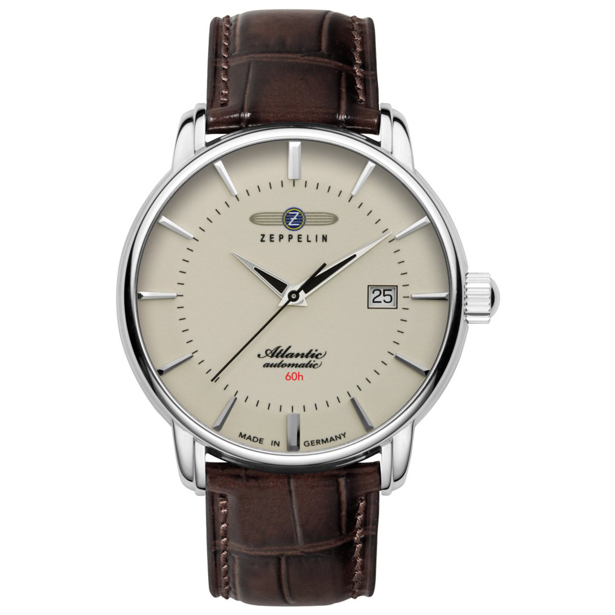 Pánské Hodinky Zeppelin 84605 hnědý pásek