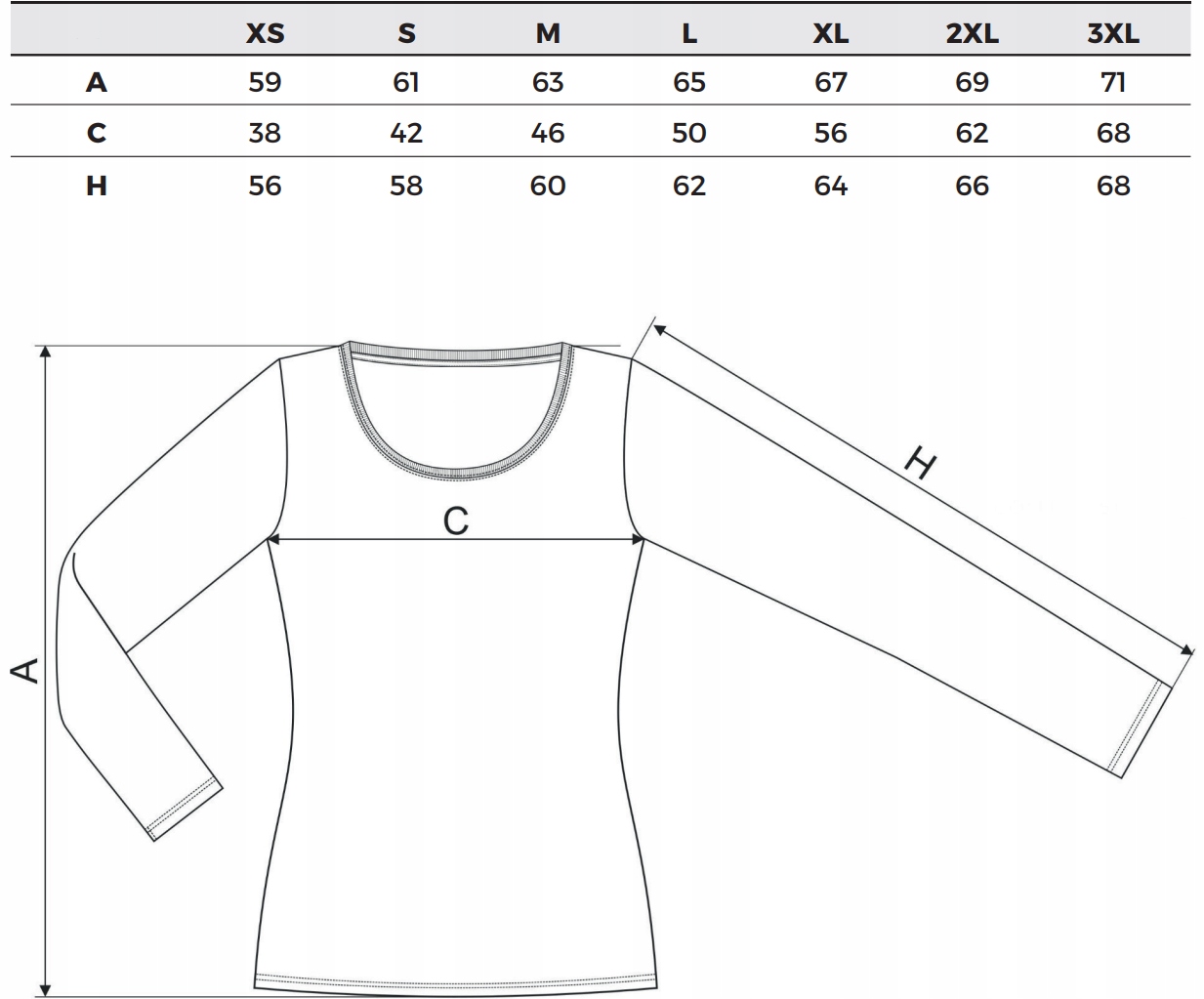 MALFINI FIT-LS 169 DOPASOWANA damska bluzka koszulka DŁUGI RĘKAW XS Rozmiar XS
