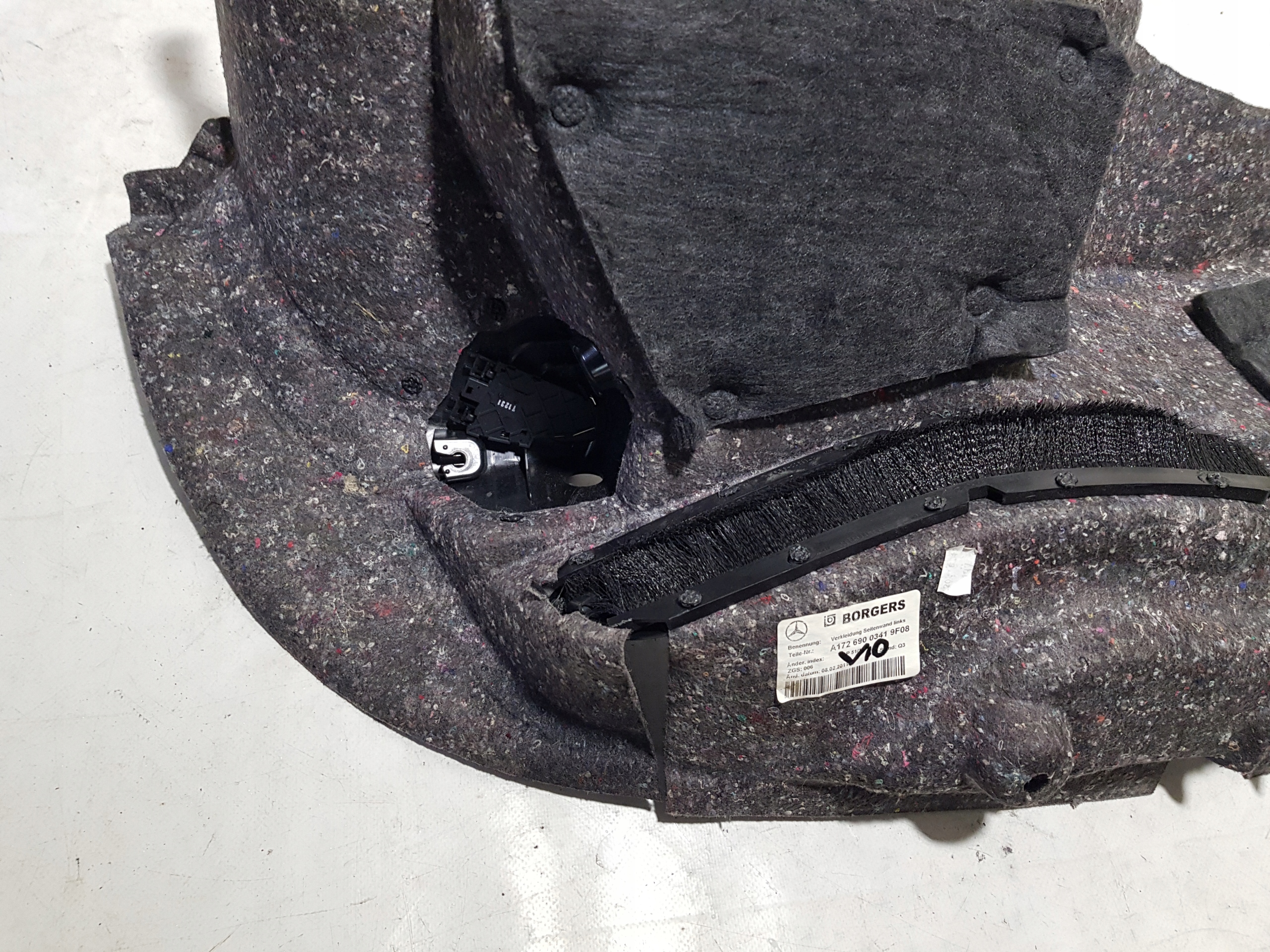 MERCEDES SLK W172 R172 boot upholstery left