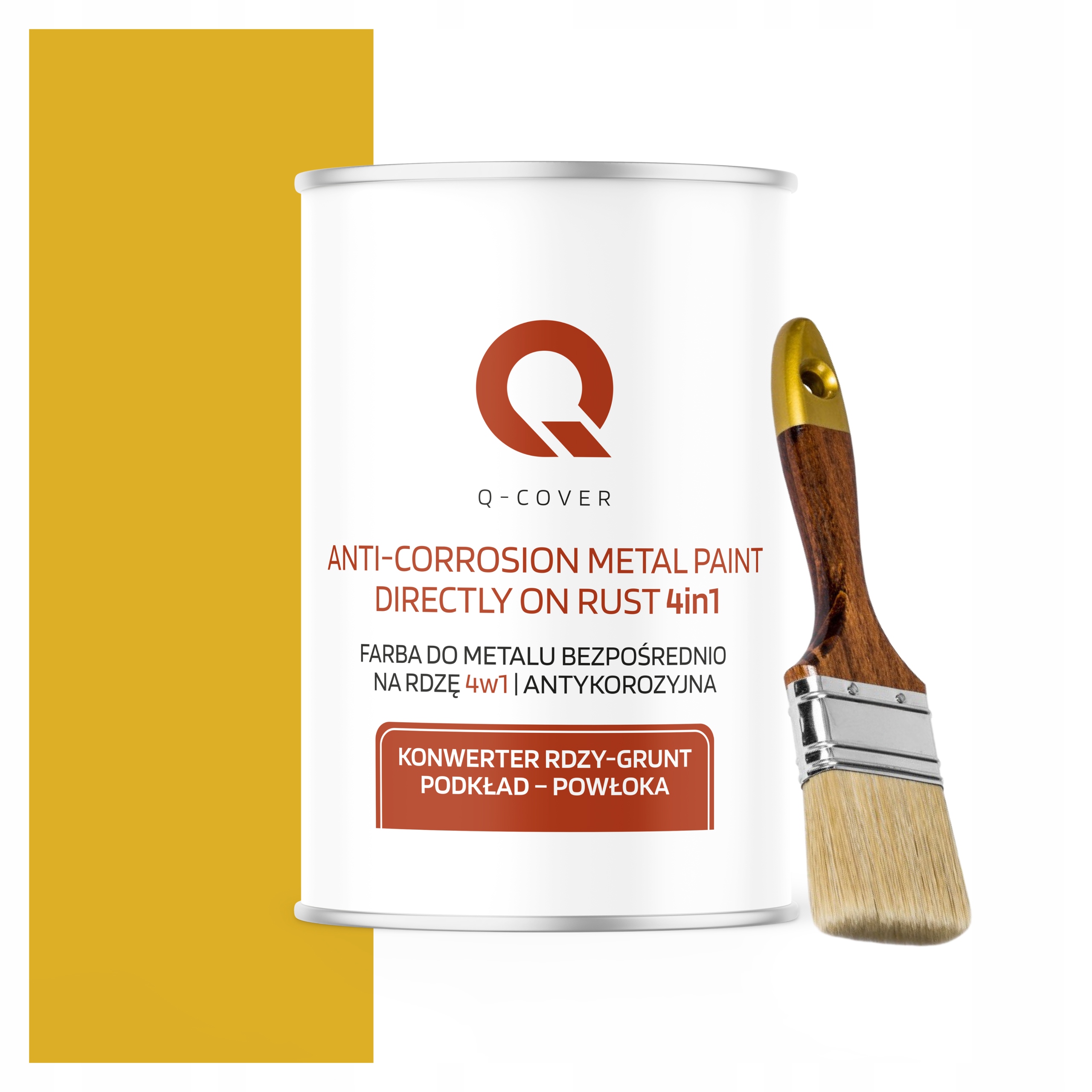Barva na kov Konvertor Podkladová vrstva 1L Žlutá Citronová Štětec