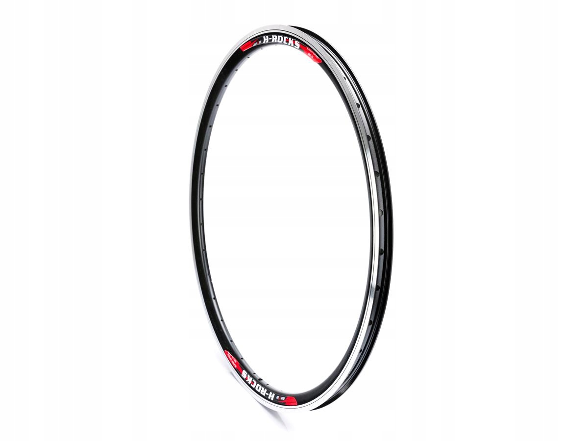 Obręcz Stożek 26" Alu 36-OTWORÓW Czarna Cnc