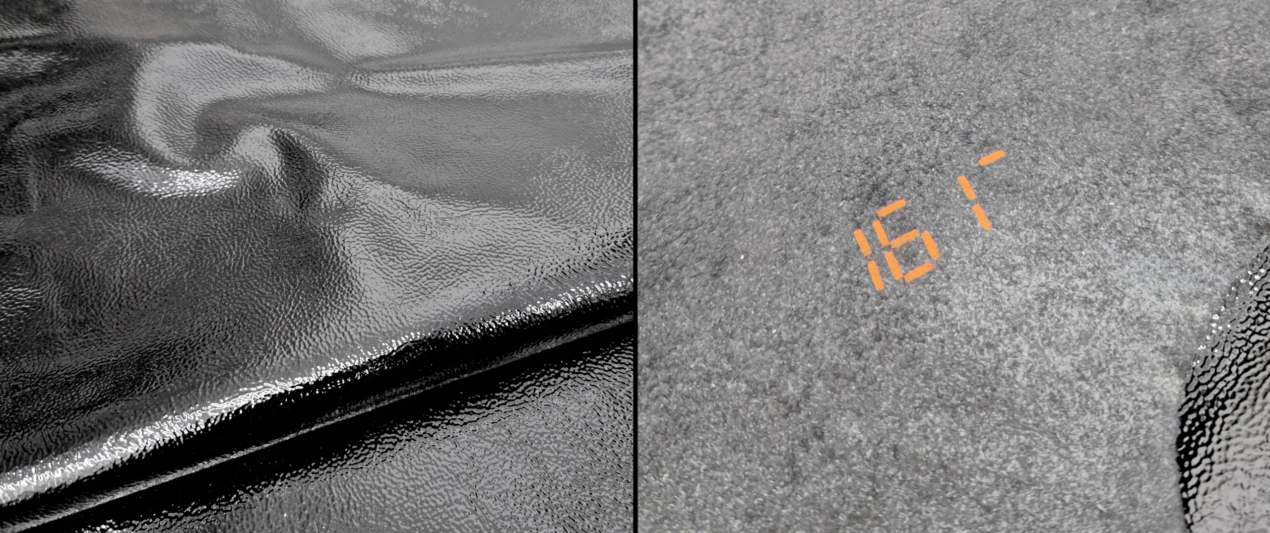 Přírodní Kůže Blám Lalok Naplak Nero Leather 1,61m2