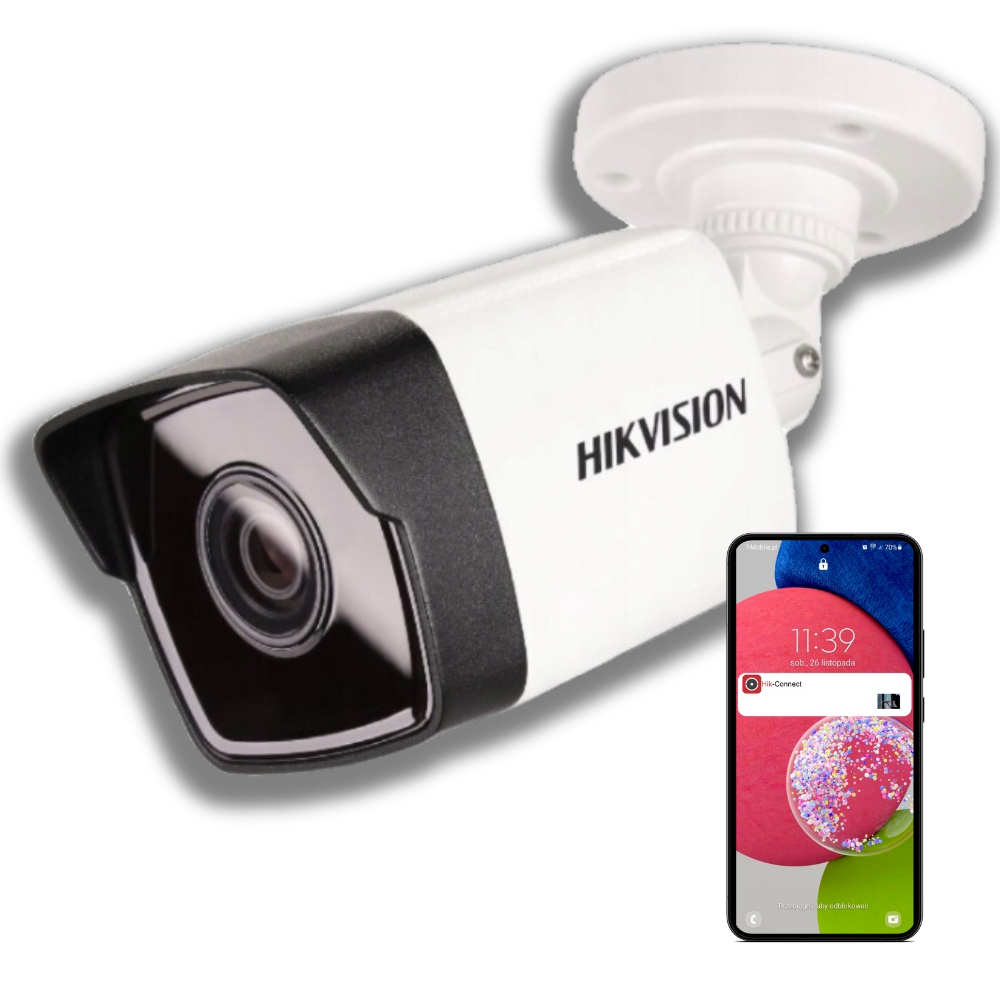 

Kamera Ip Hikvision Zewnętrzna 4Mpx 2560x1440p PoE
