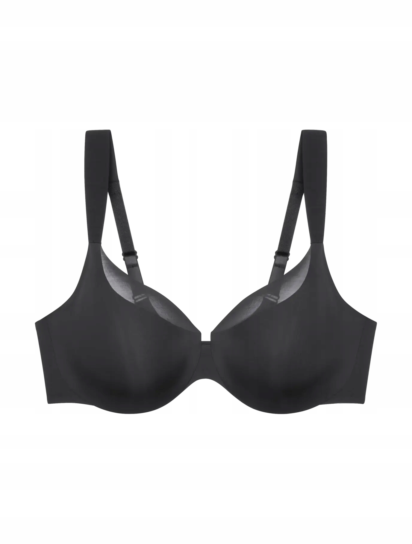 Černá hladká dámská podprsenka Bmu Illusion Curve W1 tvarovaná Triumph 80G