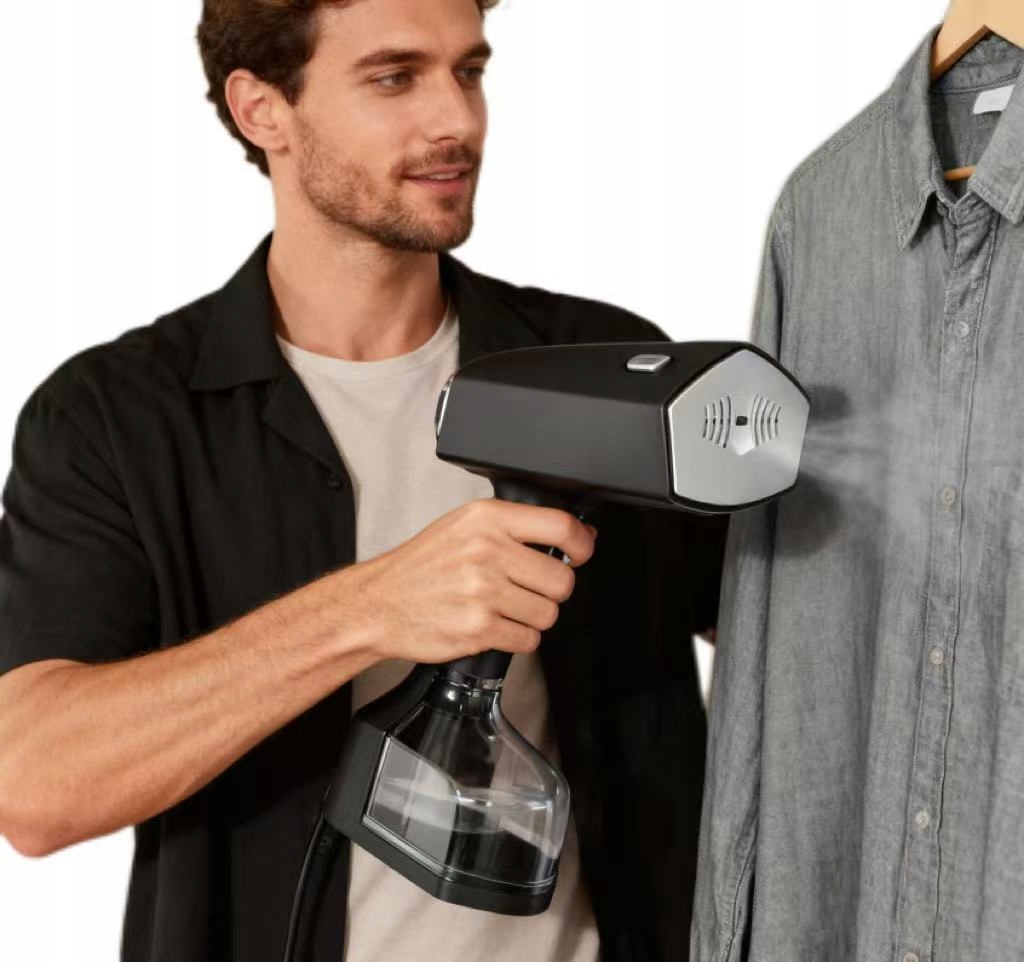 Steamer Parownica do ubrań Ręczna Żelazko Parowe 2500W Mocna 3 Tryby Zestaw