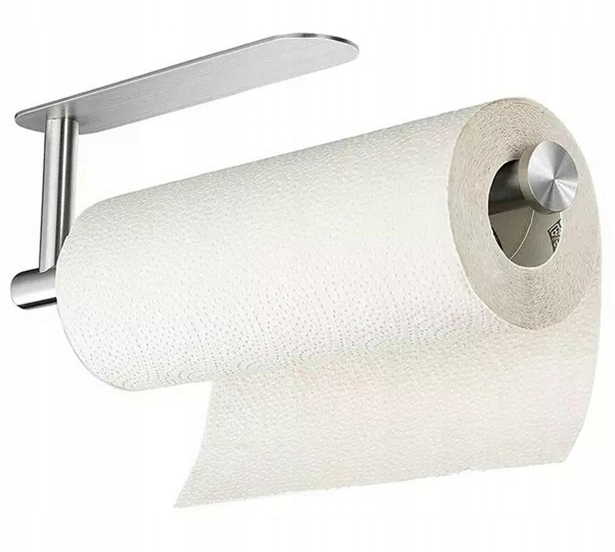 UCHWYT WIESZAK NA RĘCZNIK PAPIEROWY KUCHENNY bez wiercenia SREBRNY LOFT Stan opakowania oryginalne