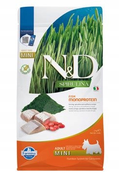Levně N&d Spirulina Dog Adult Mini Herring & Wolfberry 2kg