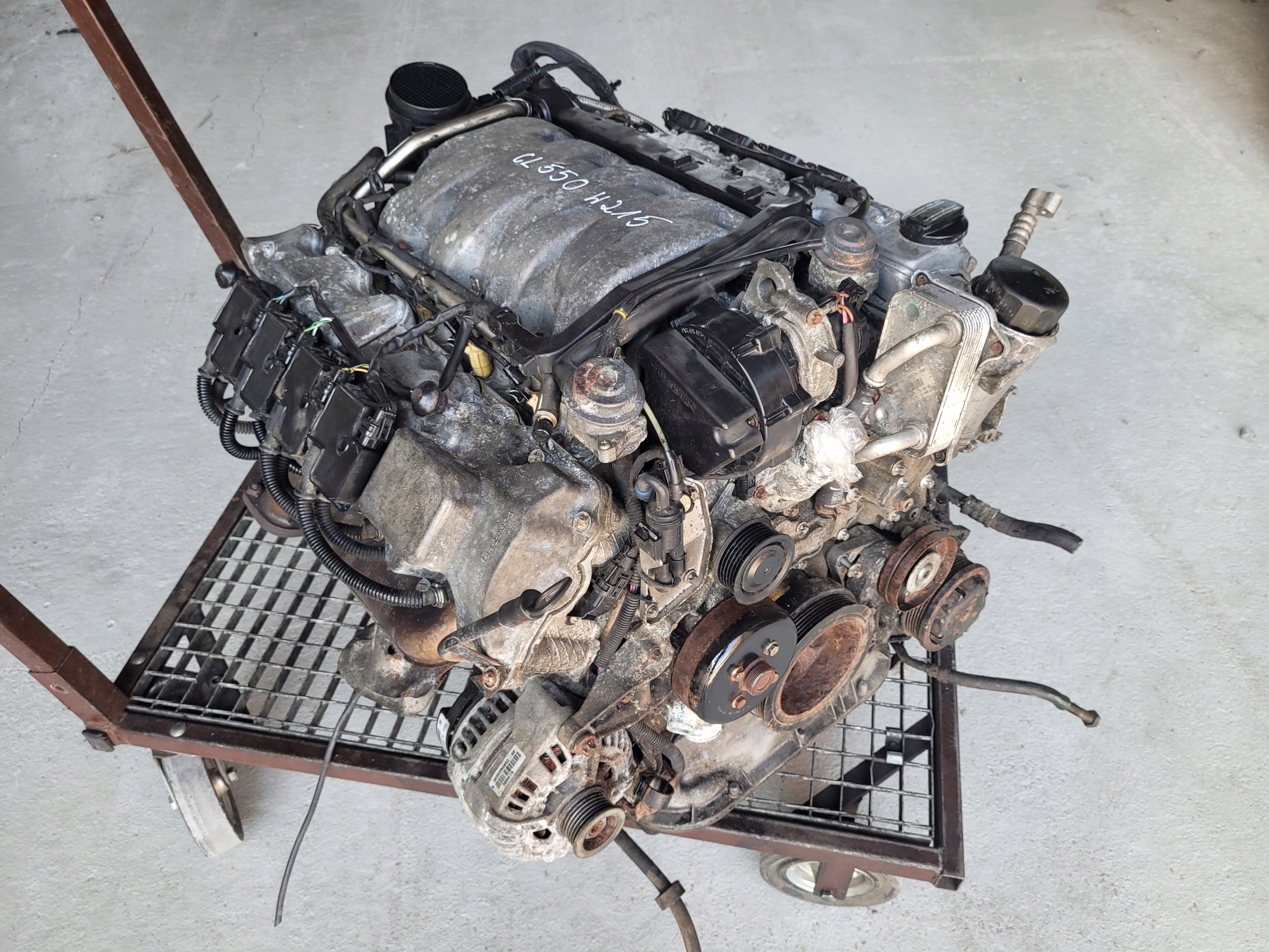 engine complete 113986 MERCEDES CL 55 AMG 5.5 V8 W215