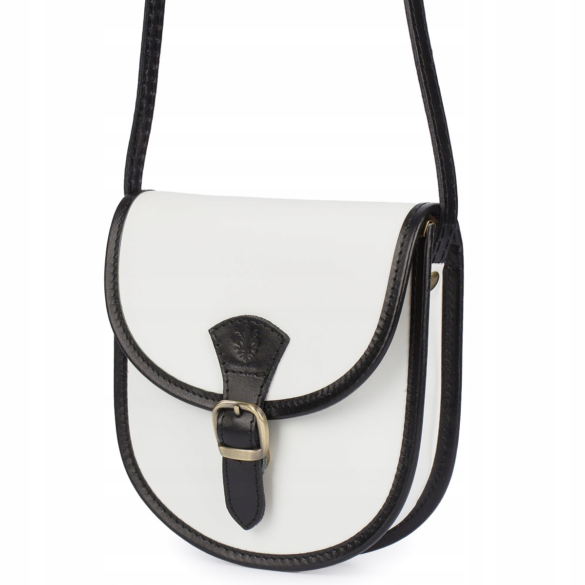 Tommy black Beltimore Dámská kožená malá kabelka Přes Rameno podkova