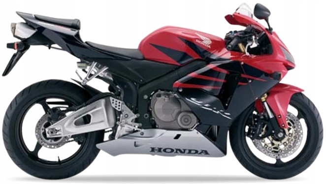 Samolepky Na Motocykl Juula Pro Honda Cbr 600 Rr 2006 Červené R157H
