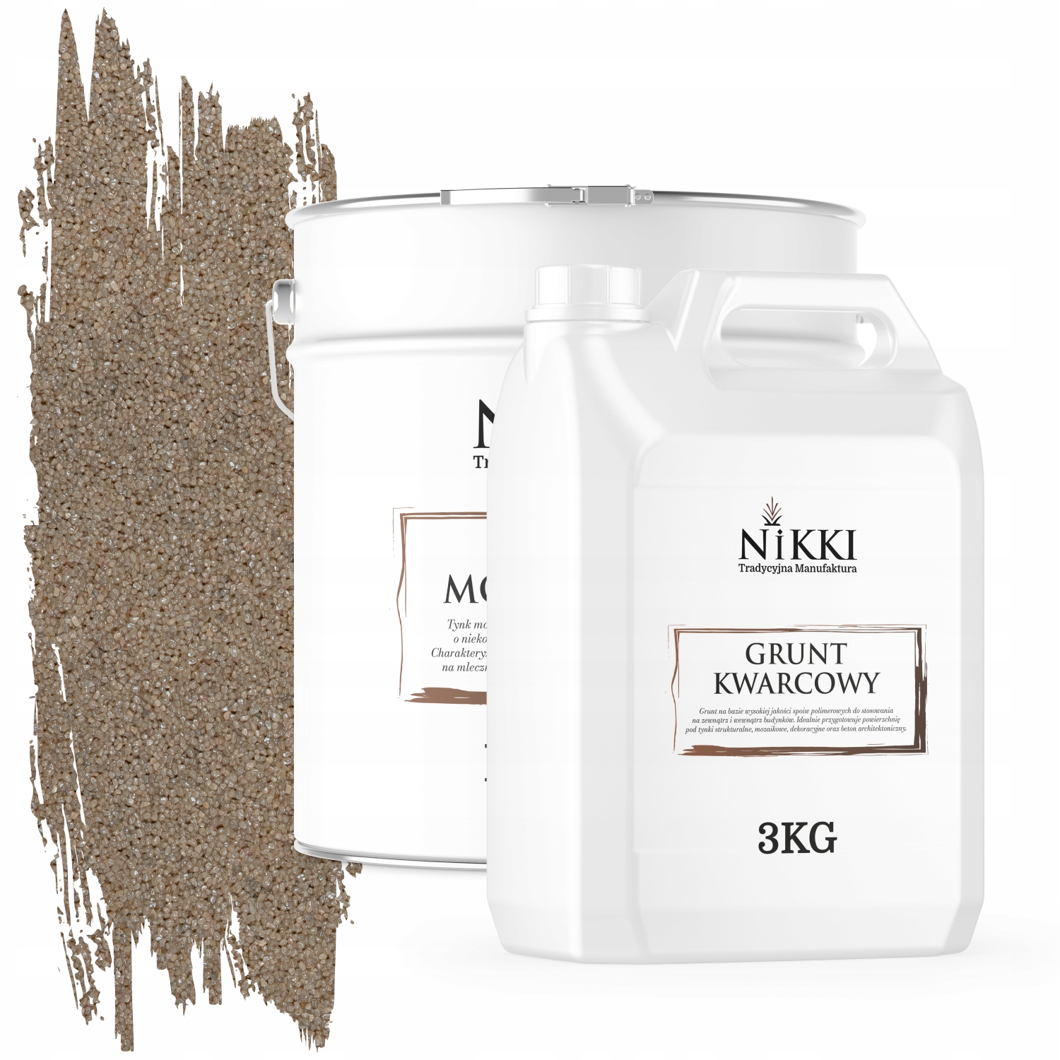 Mozaiková Omietka Živicová Hnedá Svetlá M91 Ozdobná Sada 12,5KG +základný Náter